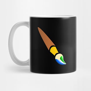 Gay Ocean Pride Flag Paintbrush Mug